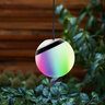 Smarte LED-Outdoor-Hängekugel Pendula Solar, white+color