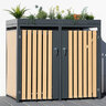 Westmann Mülltonnenbox Stahl, 2 x 240 l ALDI