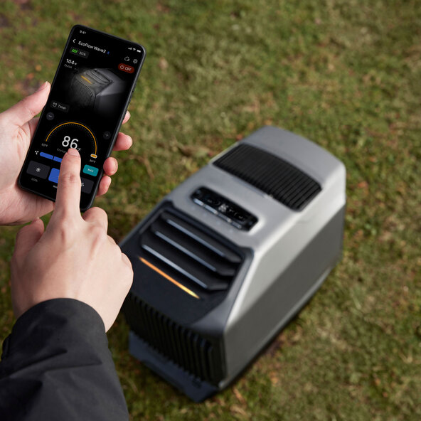 Mobile Klimaanlage mit Heizfunktion, Wave2