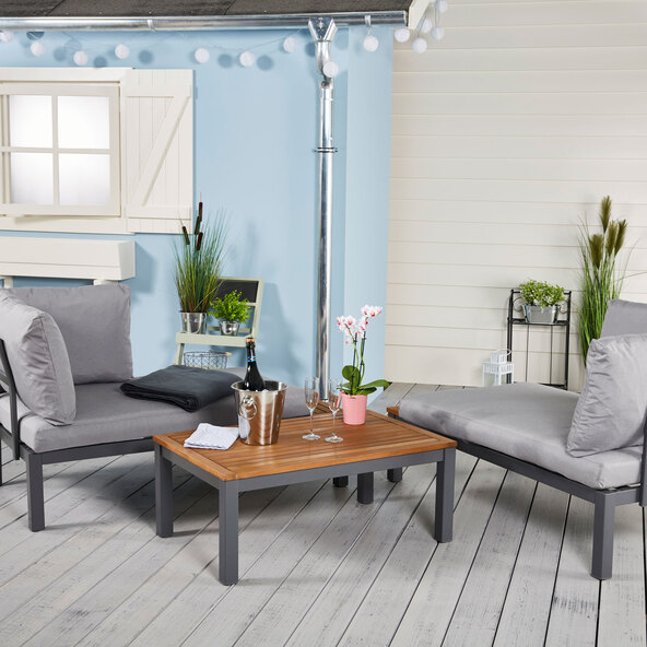 Gartenlounge-Set Eukalyptus