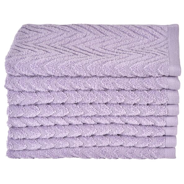 Gästehandtuch Supersoft, 8er Set, lila