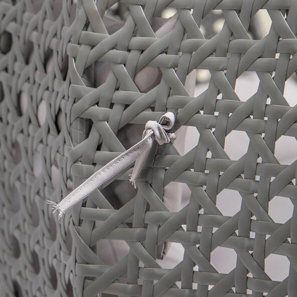 Polyrattan-Hängesessel Twin, grau