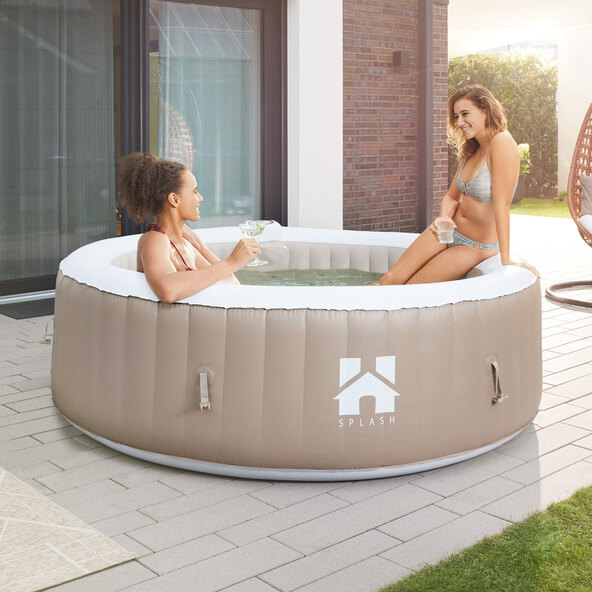 Aufblasbarer Whirlpool Splash, beige