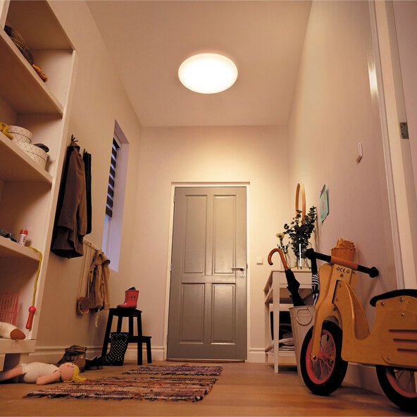 LED-Deckenleuchte Shan CL253 mit Bewegungssensor, Ø 26 cm