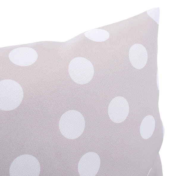 Kissen Points, 2er Set, taupe