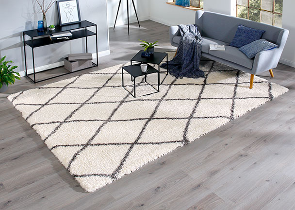 Hochflor-Teppich mit Berber-Muster Hochflor-Teppich mit Berber-Muster