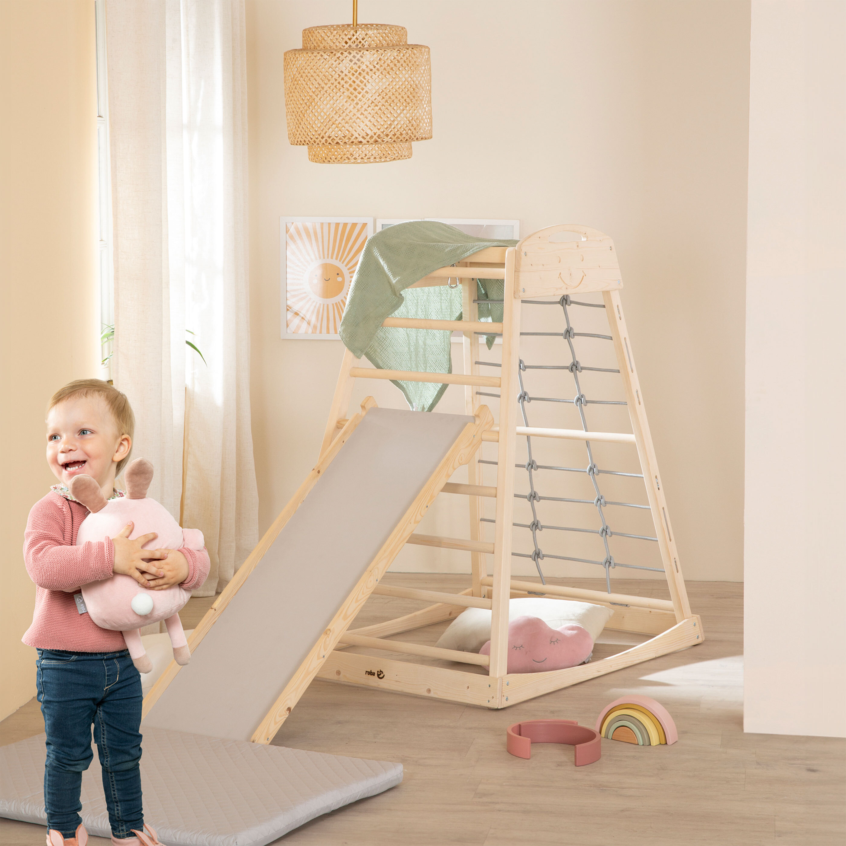 ROBA Indoor Klettergerüst, Holz ALDI