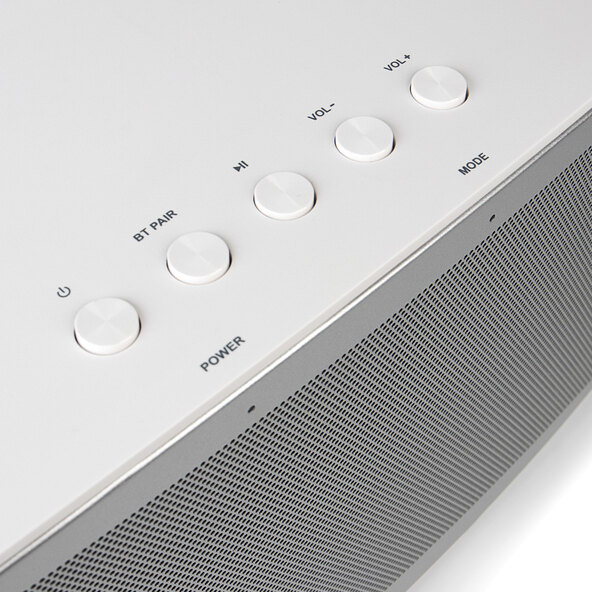 Chromecast Multiroom WLAN-Lautsprecher, weiß