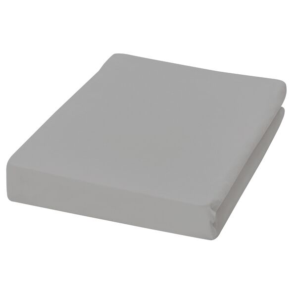 Jersey Spannbetttuch, 140-160 x 200 cm, grau