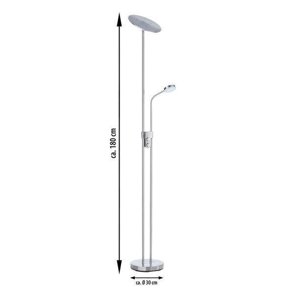 Stehlampe mit Leselicht