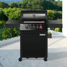 Gasgrill Boston Black Pro 3 SIKR Turbo