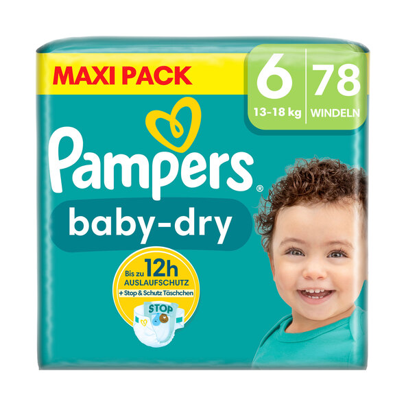 Baby Dry, Gr. 6 Extra Large, Maxi Pack, 2er Set
