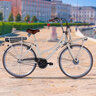 Alu-Elektro-City-Bike, Damen, beige