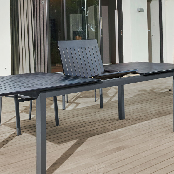 Ausziehbarer Gartentisch, Aluminium ALDI