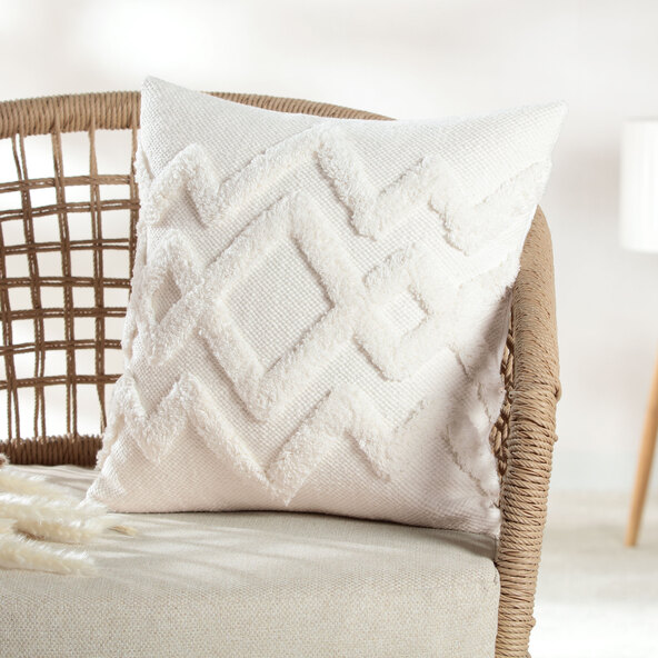 Boho Kissen, Chevron, 40 x 40 cm