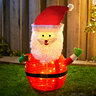 LED Weihnachtsfigur Weihnachtsmann