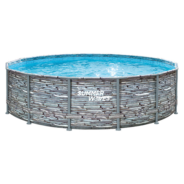 Elite Frame Pool, Stone, Ø 427 cm