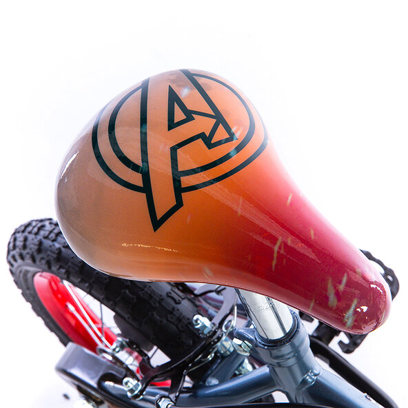 Kinder-Fahrrad Avengers 12 Zoll, grau/schwarz