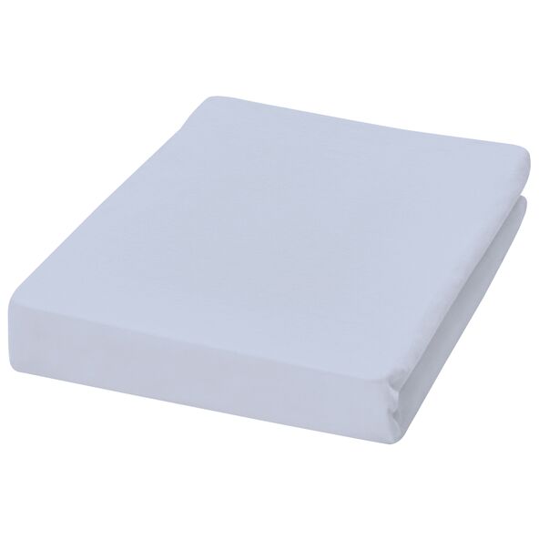 Jersey Spannbetttuch, 140-160 x 200 cm, hellblau