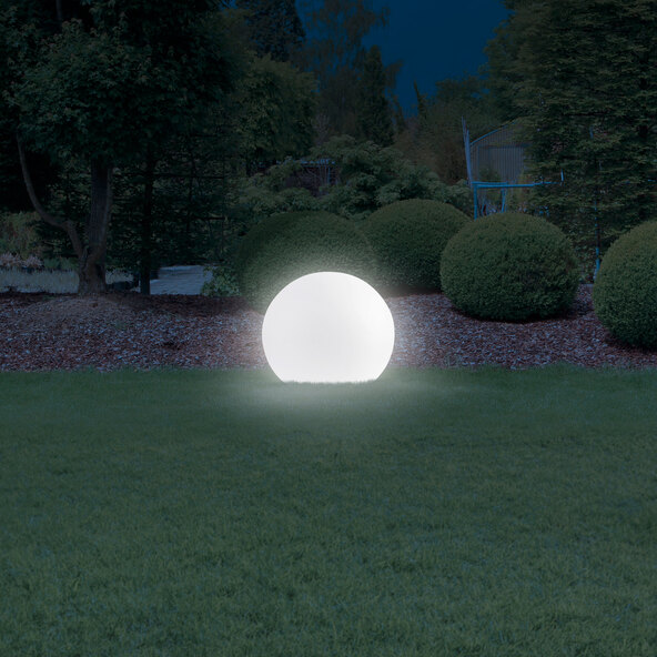 Smarte LED-Outdoor-Leuchtkugel Calluna Solar, Ø 25 cm