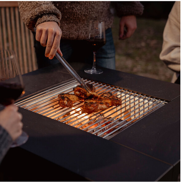 Ambiente-Feuertisch Cube, Kohle