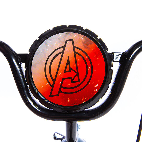 Kinder-Fahrrad Avengers 12 Zoll, grau/schwarz