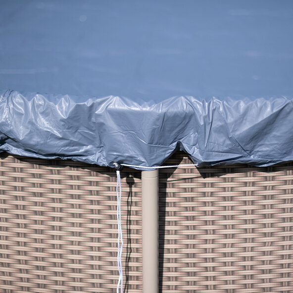 Elite Frame Pool, Rattan-Style, Ø 457 cm