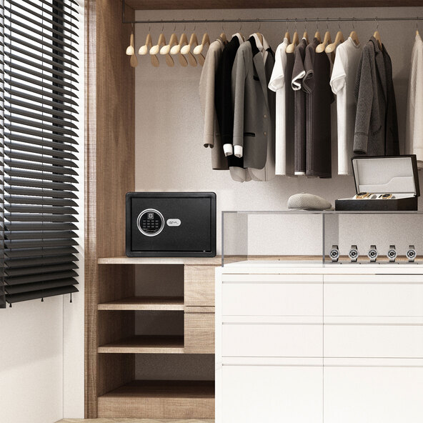 Design Tresor, schwarz