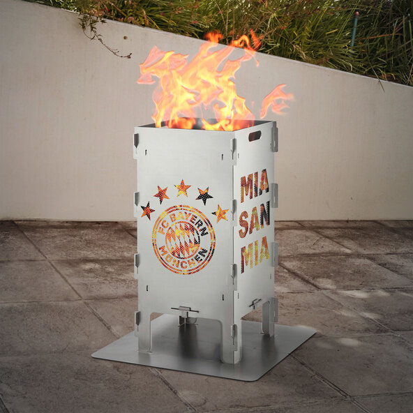 Fußball-Feuersäule, Bayern München