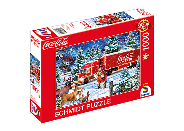 Puzzle Coca Cola® Christmas-Truck, 1.000 Teile