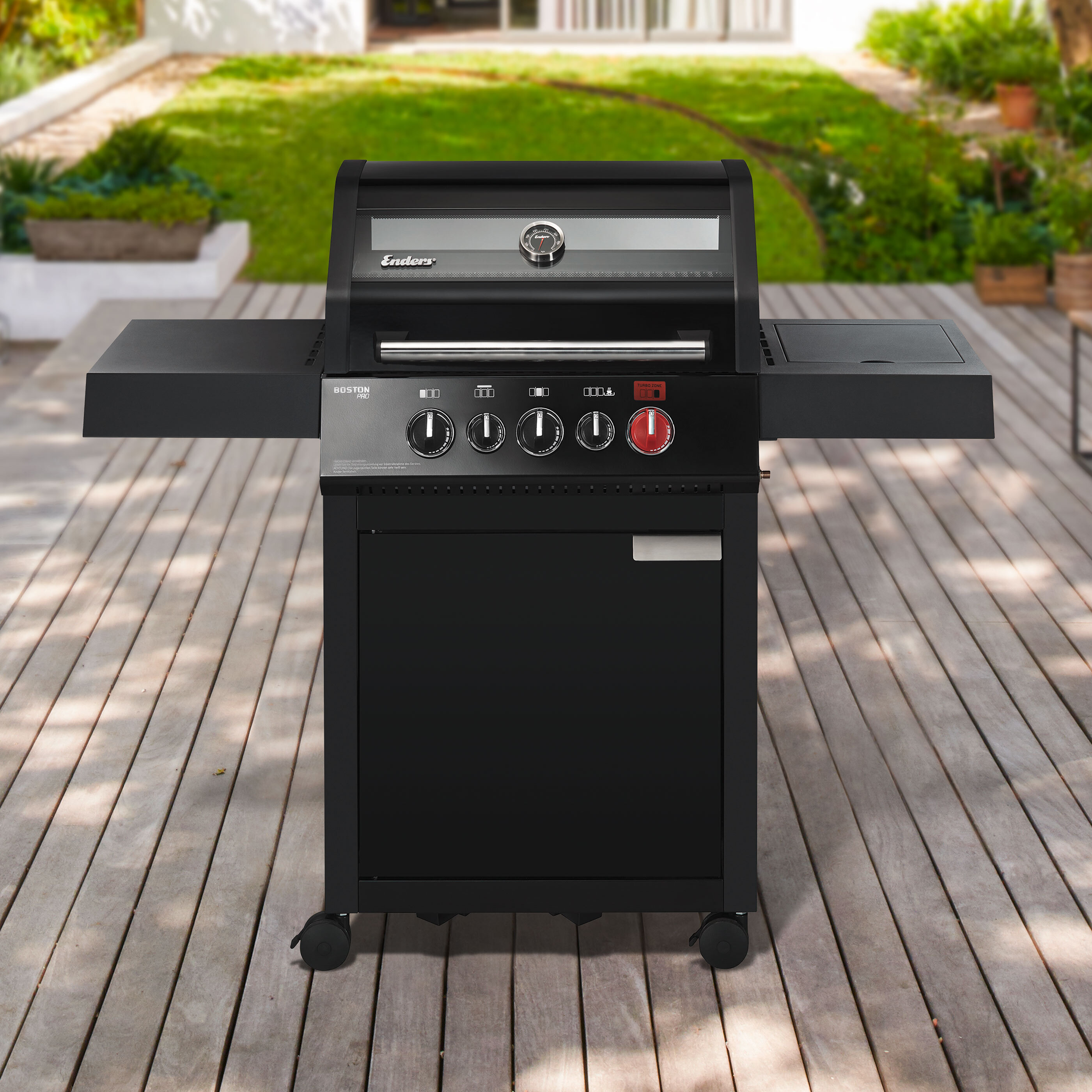 Enders Boston Pro 3 R Turbo Aldi Enders Gasgrill Boston Black Pro 3 SIKR Turbo | ALDI ONLINESHOP