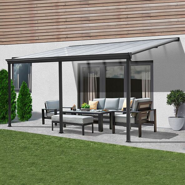 Terrassenüberdachung SOLIS, anthrazit
