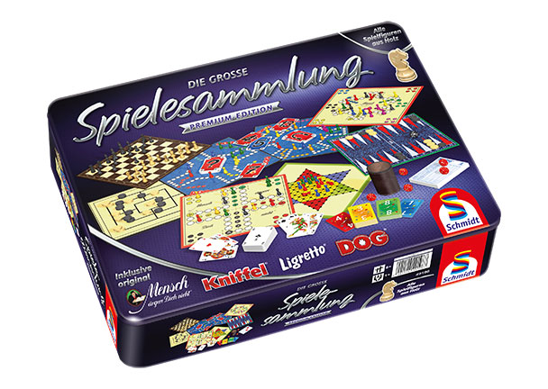 Die große Spielesammlung in der Metalldose