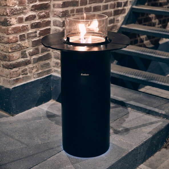 Feuerstelle Nova M, black/silver