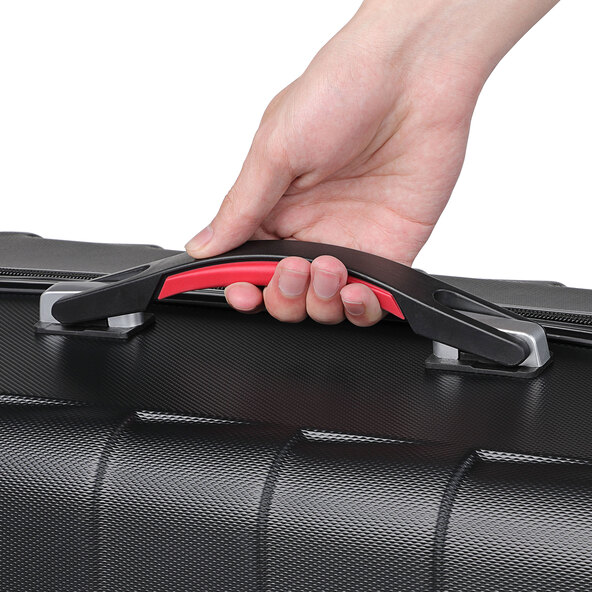 Hartschalenkoffer-Set Exopack inkl. Beautycase, schwarz