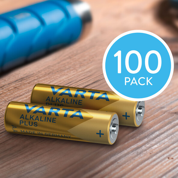 VARTA Alkaline Plus AAA Batterien, 100er Pack