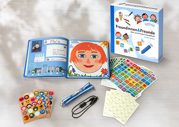 Sprechendes Freundebuch mit AnyBook Audiostift Sprechendes Freundebuch mit AnyBook Audiostift