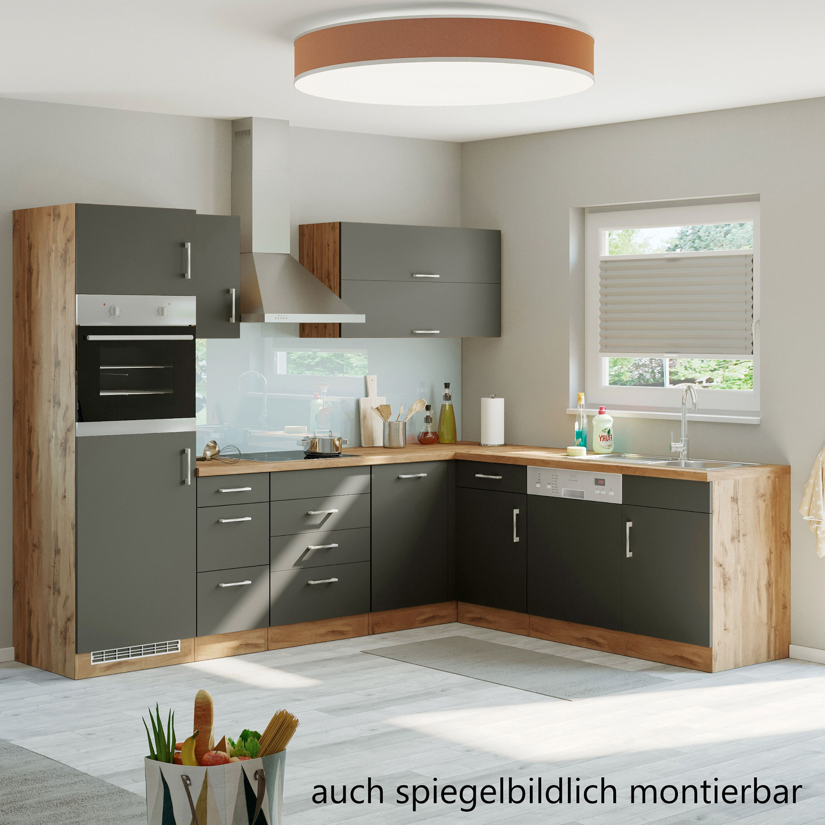 Held Möbel Porto WinkelKüche, 210 x 210 cm ALDI