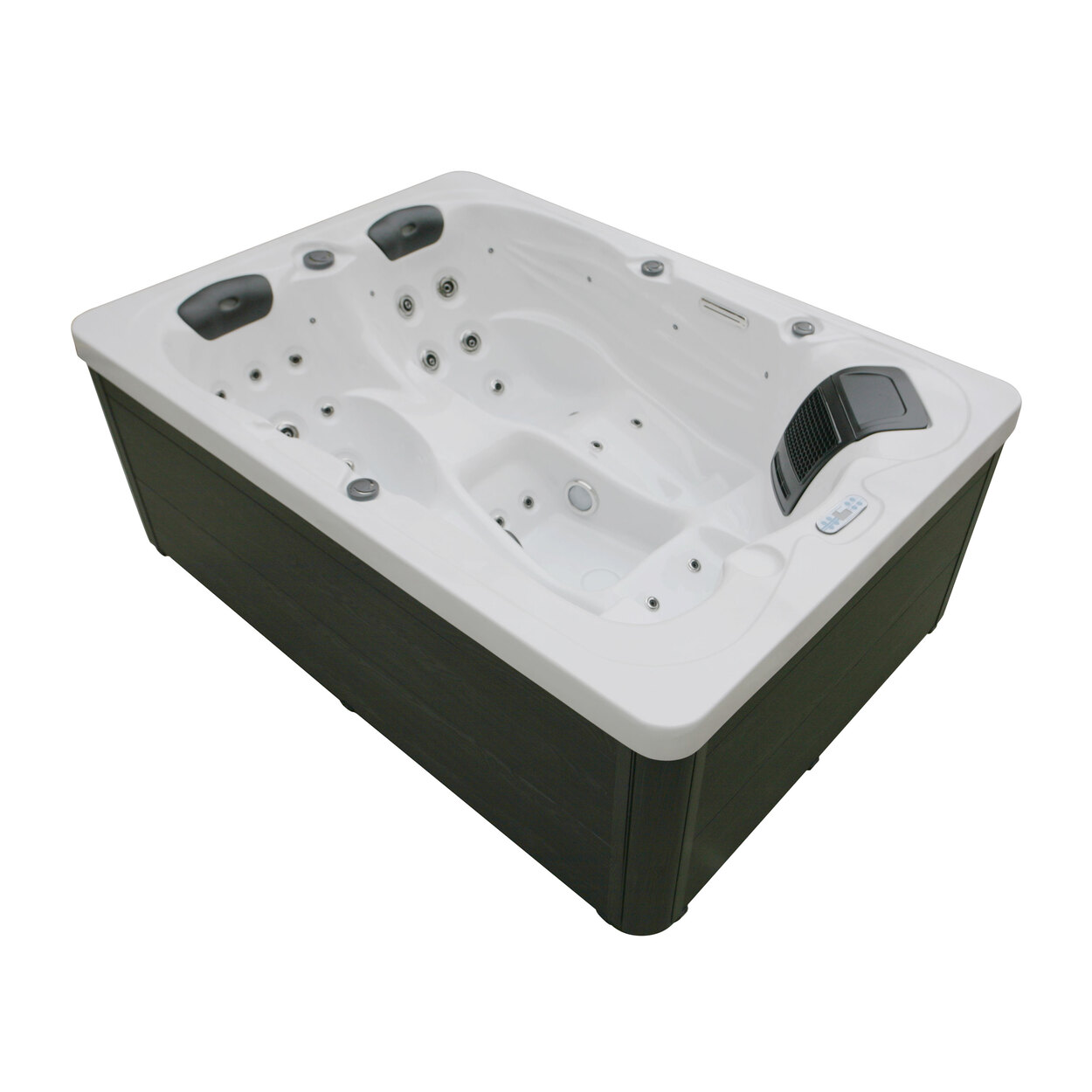 Home Deluxe Outdoor Whirlpool White Marble 2er ALDI