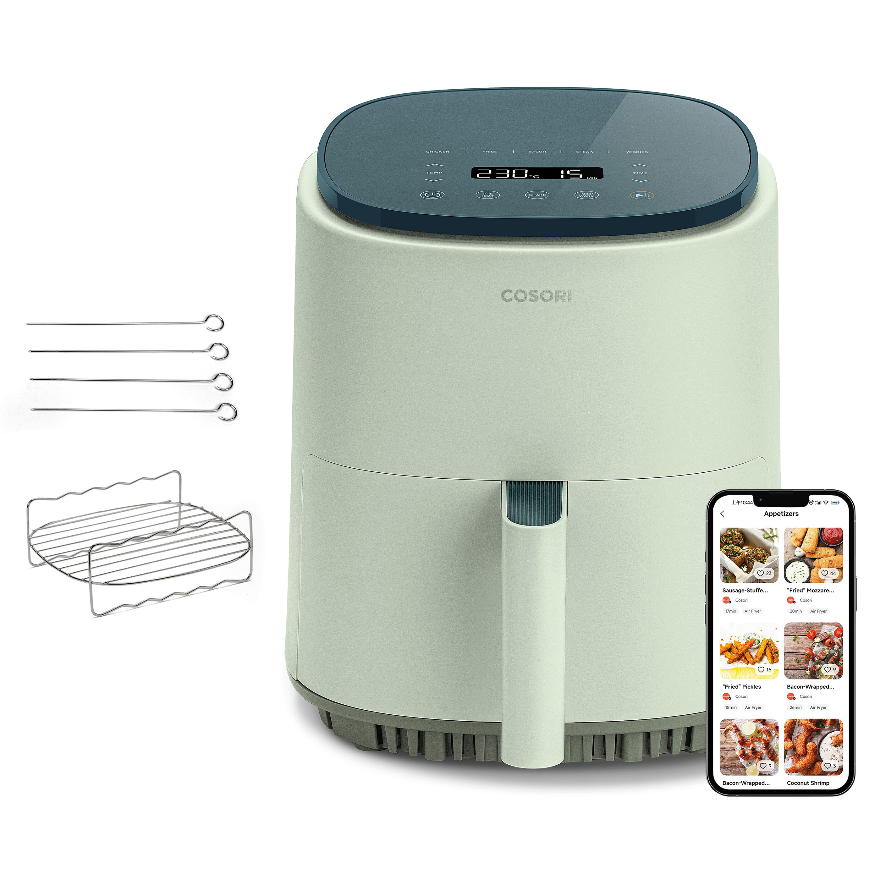 Cosori Lite 3,8lSmartHeißluftfritteuse ALDI