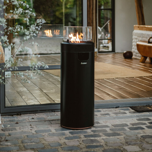 Feuerstelle Nova L, black/silver