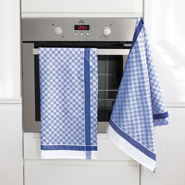 Allzweck Grubenhandtücher, 6 Stück, blau