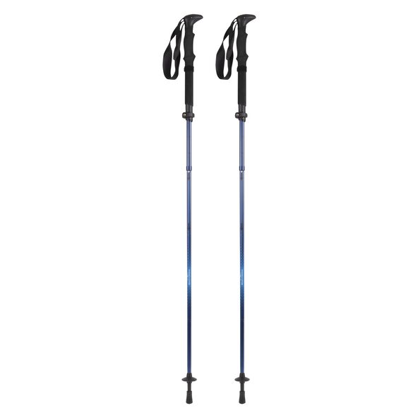 Faltbarer Wanderstock, blau