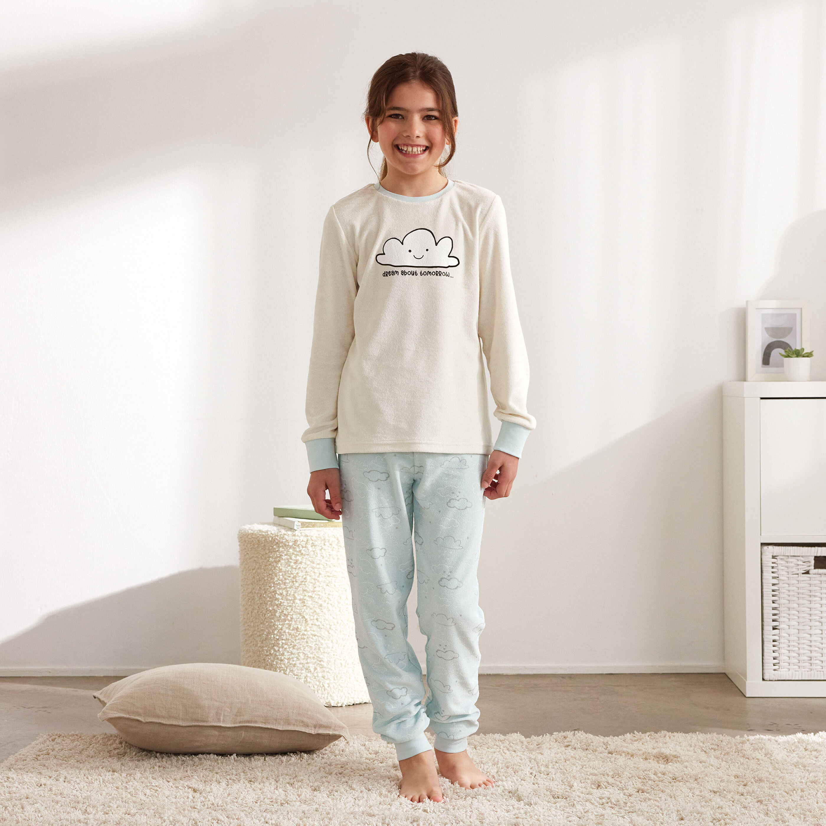 LILLY & DAN Kinder Frottee Pyjama ALDI