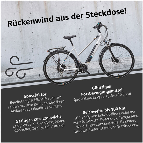 Trekking E-Bike Expedition XC940, kreide