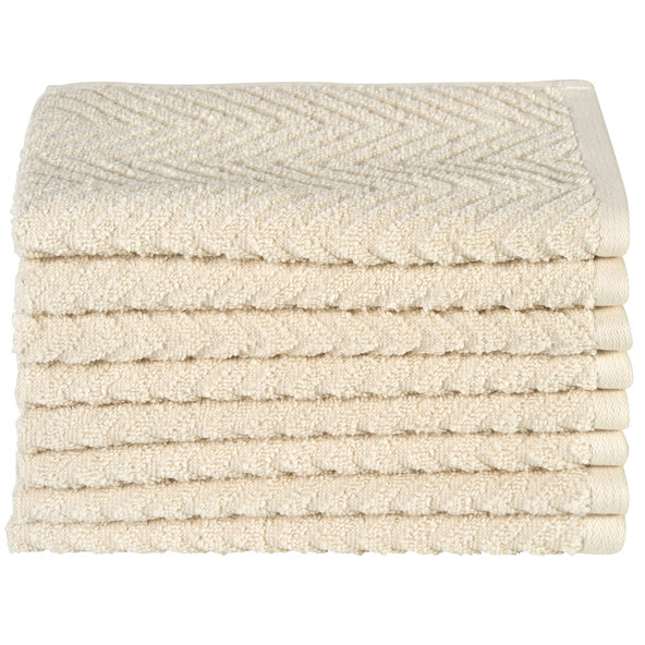 Gästehandtuch Supersoft, 8er Set, weiß