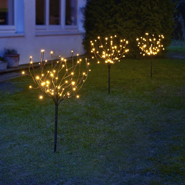 Outdoor LED-Sträucher, braun