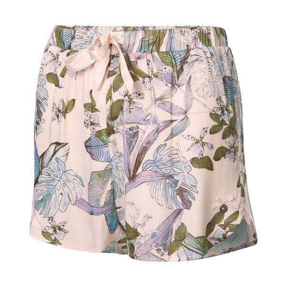Damen Sommer Shorty Pyjama, AOP, XL