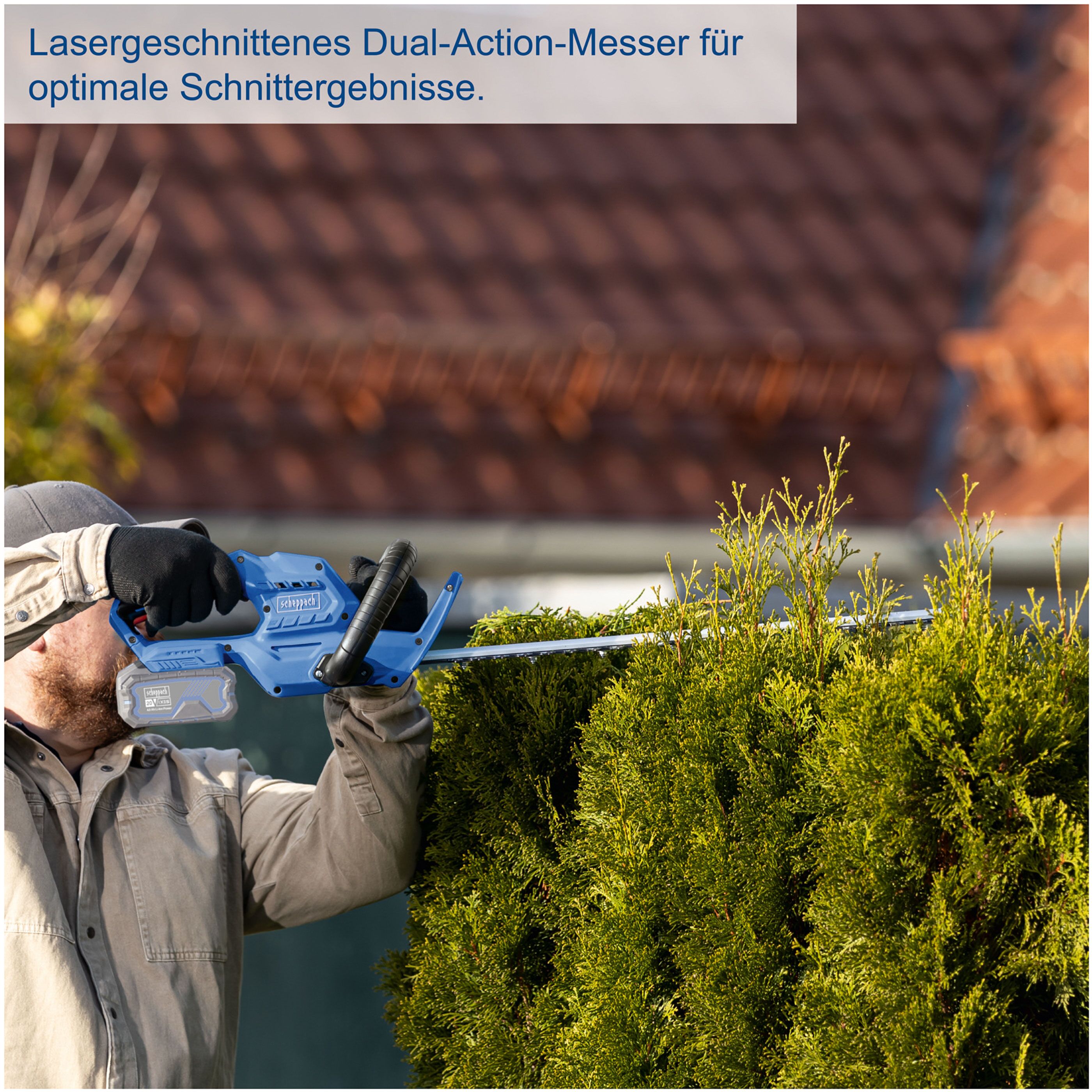 SCHEPPACH AkkuHeckenschere CHT570X Skin ALDI