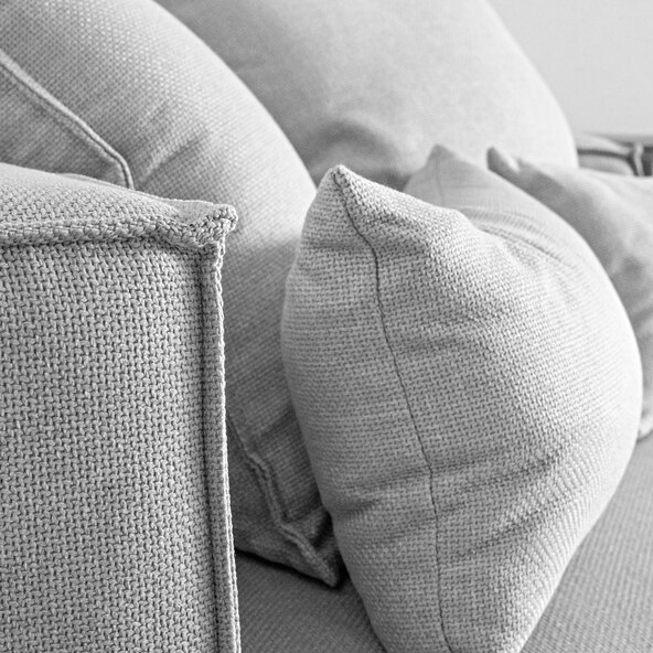 Modulares Sofa Verona S, hellgrau